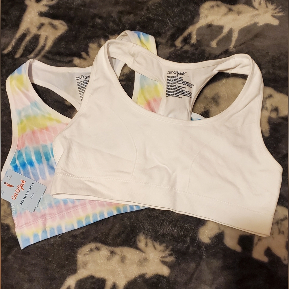 Girls sports bras
